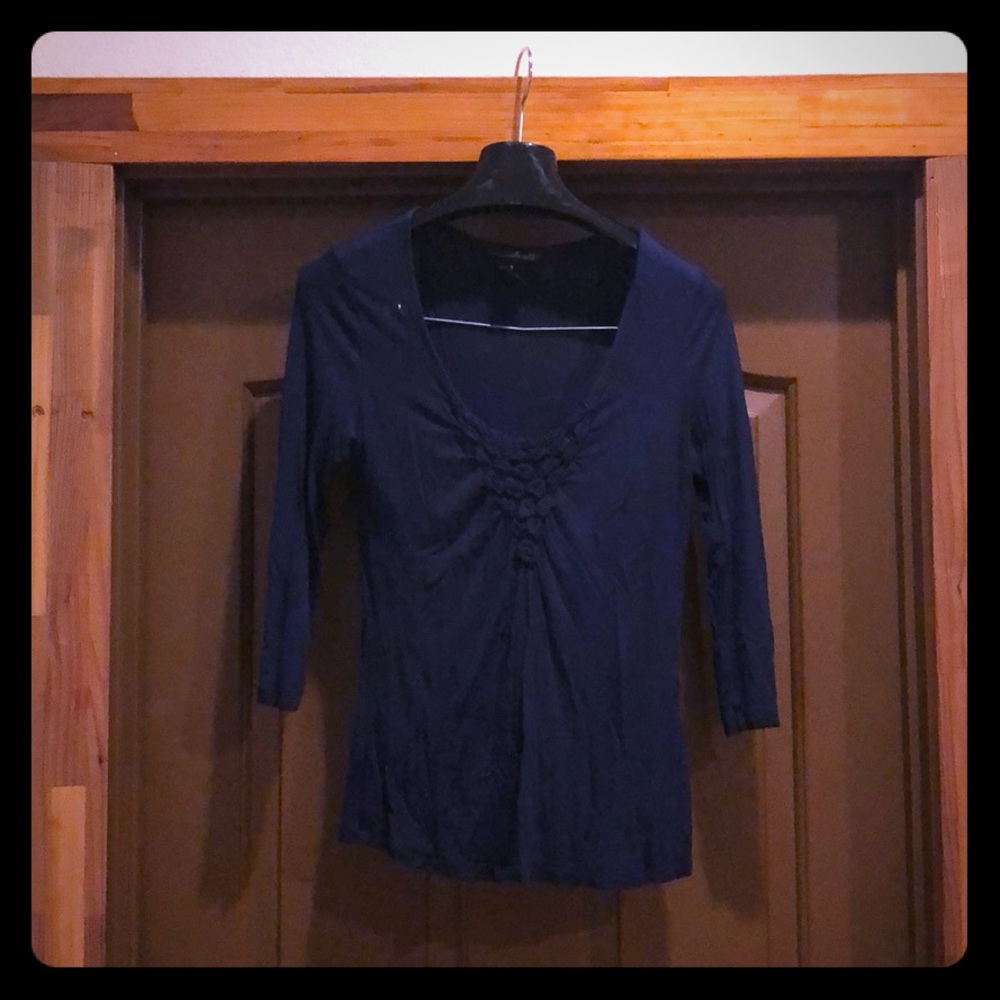 Navy 3/4 shirt